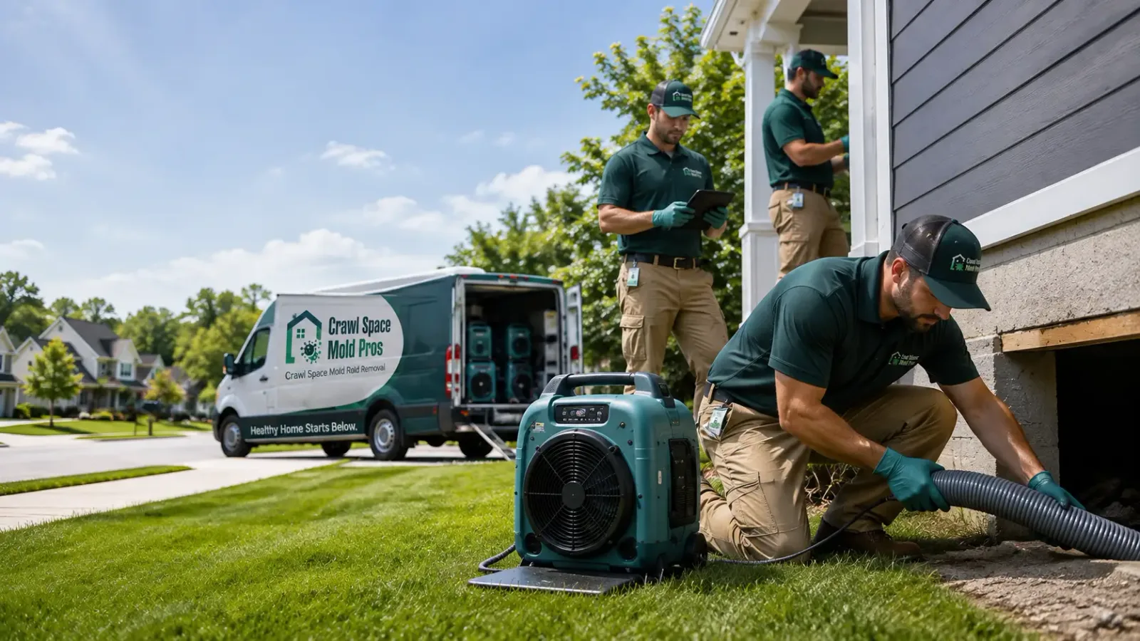 Crawl Space Mold Removal in Brunswick, ME